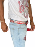 LUXE INT. WHITE/RED BELT 15
