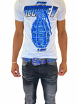 LUXE INT. NAVY/ROYAL BELT 14
