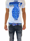 LUXE INT. NAVY/ROYAL BELT 14