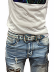 LUXE INT. LIGHT BL. CLEAR BELT 12