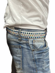 LUXE INT. LIGHT BL. CLEAR BELT 12