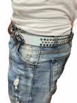 LUXE INT. LIGHT BL. CLEAR BELT 12