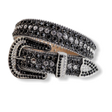 LUXE INT. BLACK/SILVER BELT 9