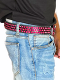 LUXE INT. BLACK/FUCHIA BELT 21