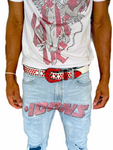 LUXE INT. WHITE/RED BELT 15