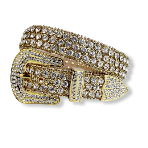 LUXE INT. BELT GOLD/GLITTER BELT 1
