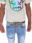 LUXE INT. GREY/GOLD BELT 4