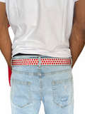 LUXE INT. WHITE/RED BELT 15